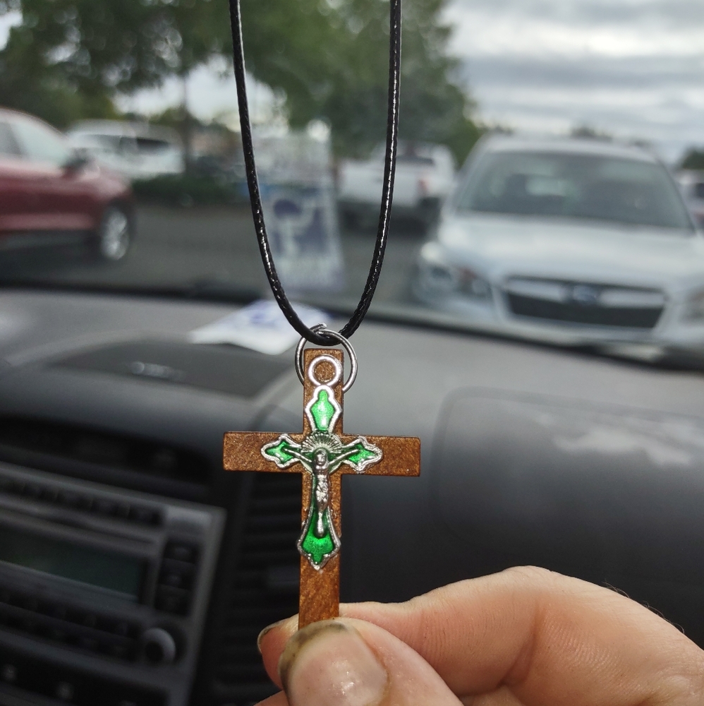 Cross necklaces and keychains